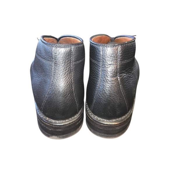 Allen Edmonds Malvern Black Pebble Grain Leather Chukka Boots 9141 Mens 9.5D USA main image 2